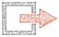 Web Network Export Arrow Vector Icon