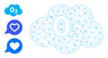 Web Net Ozone Cloud Vector Icon and Other Icons