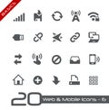 Web & Mobile Icons-6 // Basics Royalty Free Stock Photo