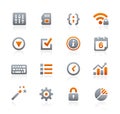 Web and Mobile Icons 4 -- Graphite Series Royalty Free Stock Photo