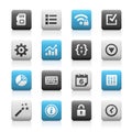 Web and Mobile Icons 4 - Matte Series Royalty Free Stock Photo