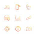 web , mobile , message , call , chain , camera ,graph , pause ,