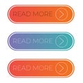 Web and Mobile Read More Button Royalty Free Stock Photo