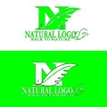 Natural logo back to nature