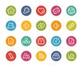 Web Navigation Icons -- Printemps Series