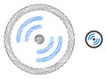 Web Net Rotor Rotation Vector Icon Royalty Free Stock Photo