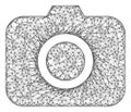 Web Net Photocamera Vector Icon