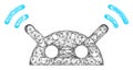 Web Network Robot Radio Signal Vector Icon