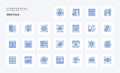 25 Web Pack Blue icon pack