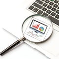 Web page analysis optimization icon Royalty Free Stock Photo