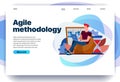 Web page design templates for agile methodology