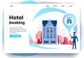 Web page design templates for hotel booking