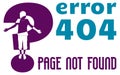 Web page error 404