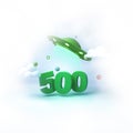 Page 500 error prompt Royalty Free Stock Photo