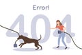 404 web page Not found error Royalty Free Stock Photo