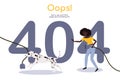 404 web page Not found error Royalty Free Stock Photo