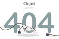 404 web page Not found error Royalty Free Stock Photo