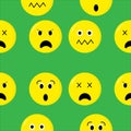 Dissatisfied emoticons