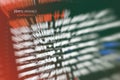Web programming functions on laptop on laptop. IT business. Python code computer screen. Mobile application design Concept Royalty Free Stock Photo