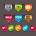 Web Ribbons Royalty Free Stock Photo