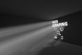 WEB SCRAPING rays volume light concept 3d