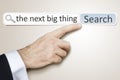 web search the next big thing Royalty Free Stock Photo