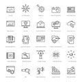 Web and SEO Line Vector Icons 1