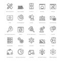 Web and SEO Line Vector Icons 12