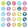 Web, SEO, Tools and Digital Marketing Two Color Glyph Vectors Isolated editable Icons Pack Royalty Free Stock Photo