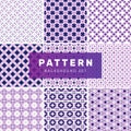 Set of geometric abstract patterns