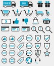 Web shop icons