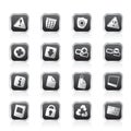 Web site and computer Icons Royalty Free Stock Photo