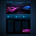 Web site design. Technology background