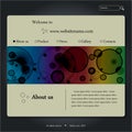 Web site design template