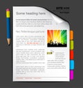 Web site template