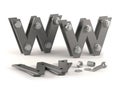 Web site under construction - bolts Royalty Free Stock Photo