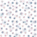 Small circles around large circles - seamless pattern.