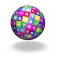 Web Social Media Globe Royalty Free Stock Photo