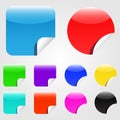 Web Stickers Royalty Free Stock Photo