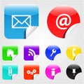Web Stickers Royalty Free Stock Photo