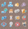 Web stickers Royalty Free Stock Photo