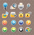 Web stickers Royalty Free Stock Photo