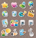 Web stickers Royalty Free Stock Photo