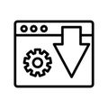 Web tech Isolated Vector icon which can easily modify or edit Royalty Free Stock Photo