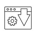 Web tech Isolated Vector icon which can easily modify or edit Royalty Free Stock Photo