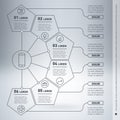 Web Template of a infographic, chart, diagram or presentation ma Royalty Free Stock Photo