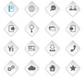 Web tools icon set Royalty Free Stock Photo