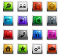 Web tools icon set Royalty Free Stock Photo