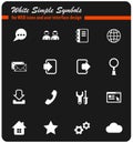 Web tools icon set Royalty Free Stock Photo