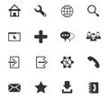 Web tools icon set Royalty Free Stock Photo